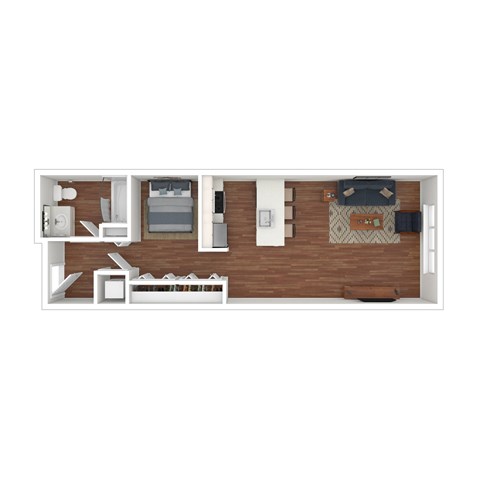 Peloton apartments floor plan